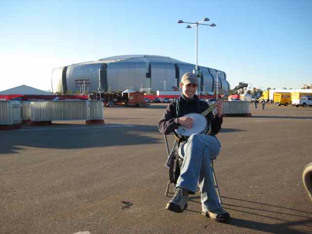 casey with banjo