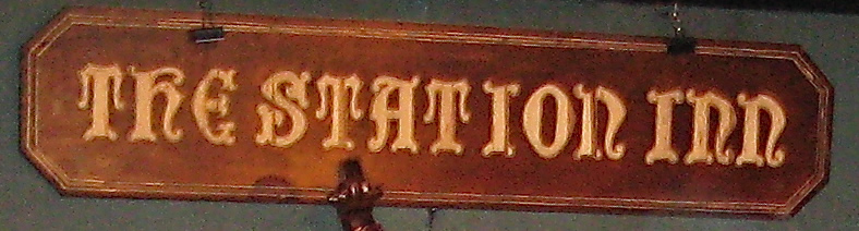 station inn sign